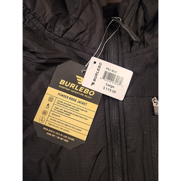 NEW BURLEBO Powder Ridge Jacket - Black - Large - Picture 2 of 5